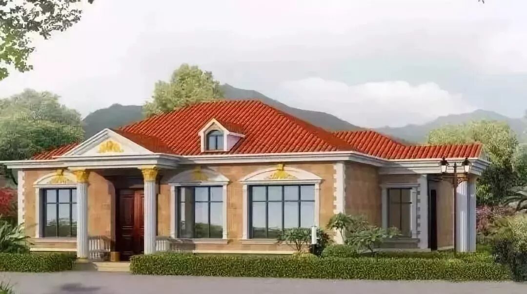 七套一层农村别墅设计图