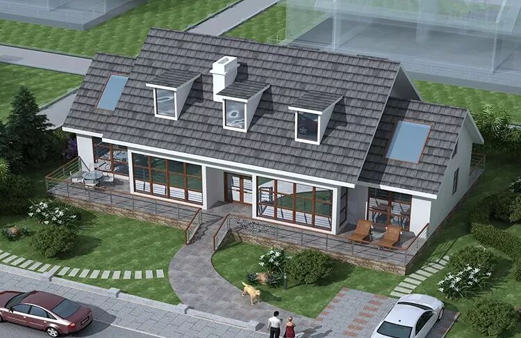 满满的惊喜！这5款轻钢别墅自带车库，设计太赞了