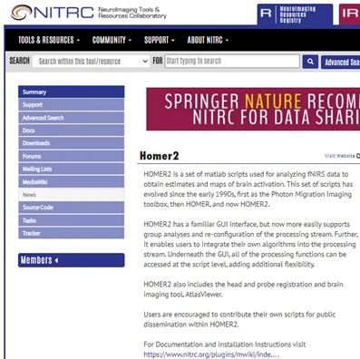 教程|fNIRS数据处理工具包Homer2下载与安装