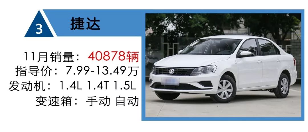 11月轎車銷量TOP 10：國產品牌無一上榜，而你大爺還是你大爺 汽車 第10張