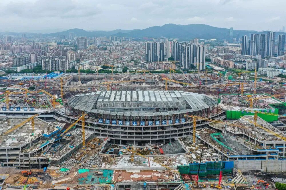 *新进展！直击广州新火车站！预计明年竣工