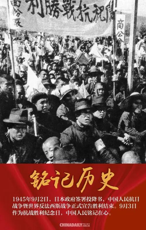 纪念抗日战争胜利75周年 铭记历史 继往开来