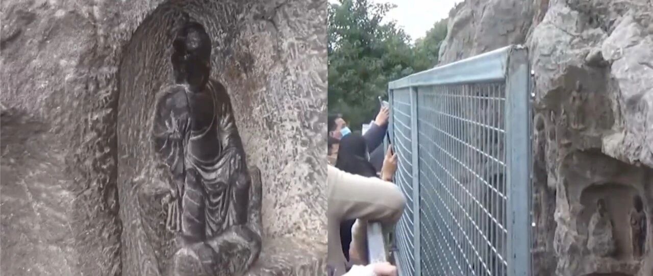 龙门石窟千年佛像被摸出“包浆”？