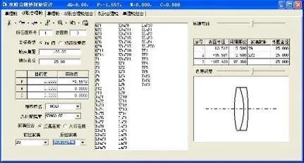 OCAD雙膠合透鏡初始設計的圖12