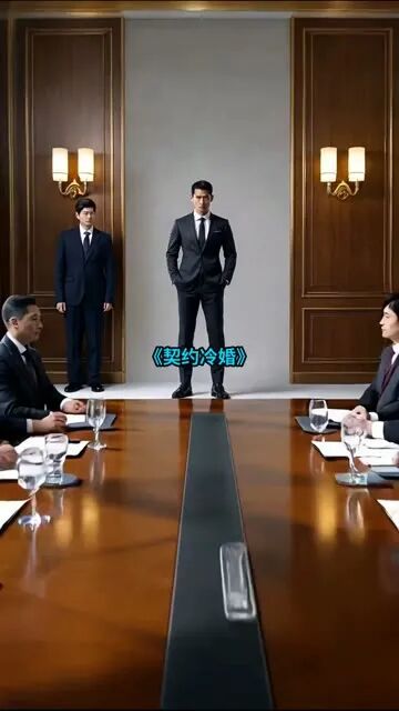 Maestro 生成的《契约冷婚》会议室开场镜头