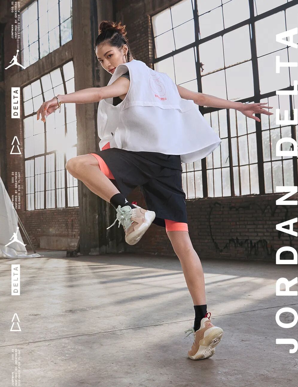 jordan耐克乔丹专注当下与钟楚曦一起成为生活里的主角