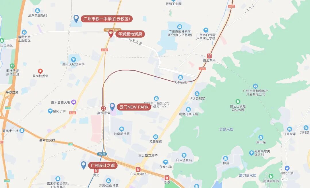 白云新城广州润府105㎡ ~133㎡，即买即入住！