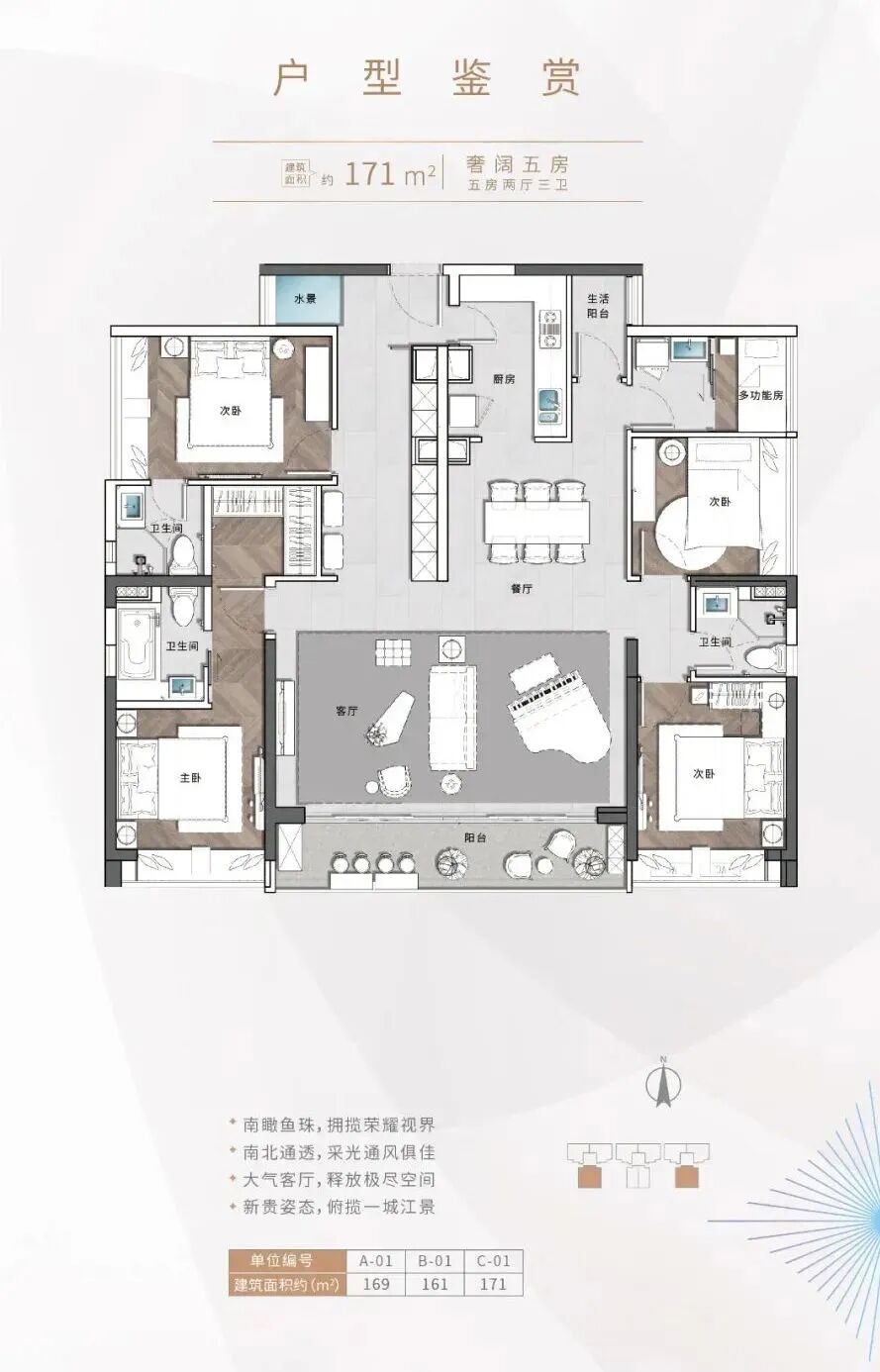 鱼珠CBD*，中洲紫轩，79-168㎡，均价4.8万/平!