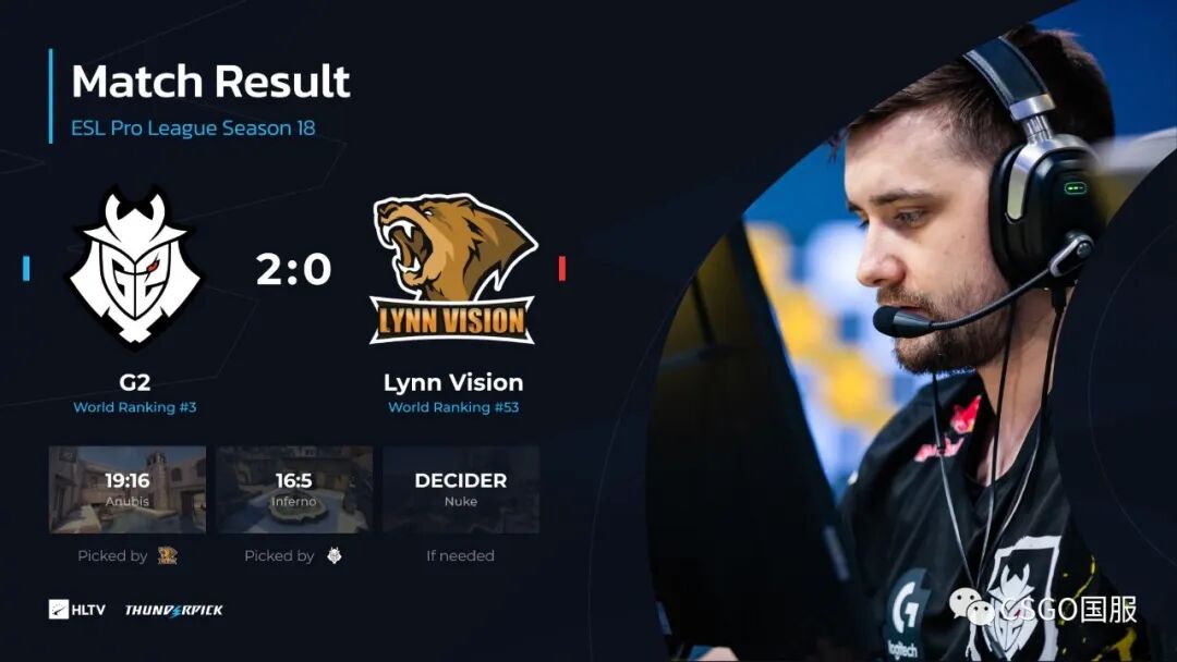 lvg首战不敌世界第三g2今晚将挑战liquid