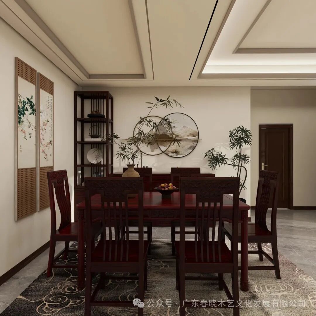 木间记｜环山入席：一间红木餐室的秩序与余白(图2)