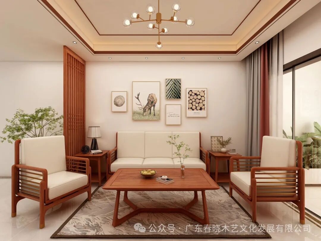 木与白，让客厅学会停顿(图1)