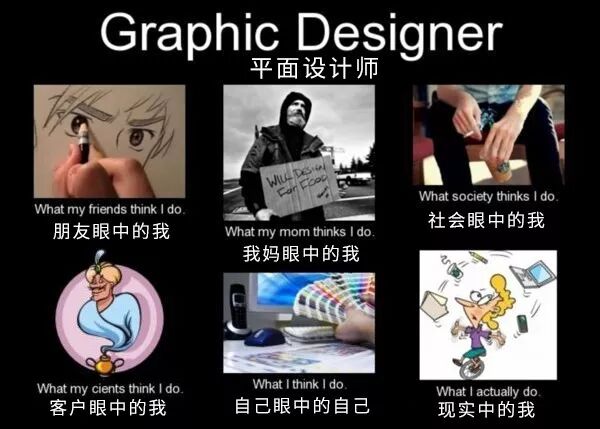我想成为优雅设计师，左手星巴克右手Mac那种…
