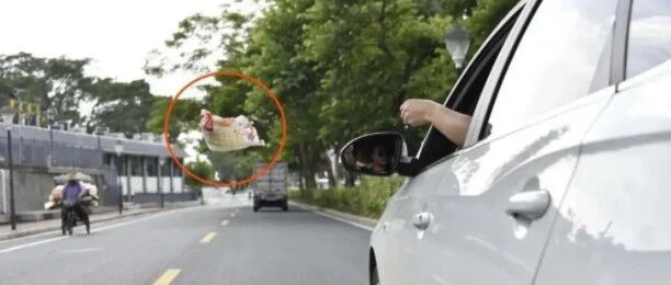 网传一段视频引热议！司机随手一个动作杀伤力有多大？