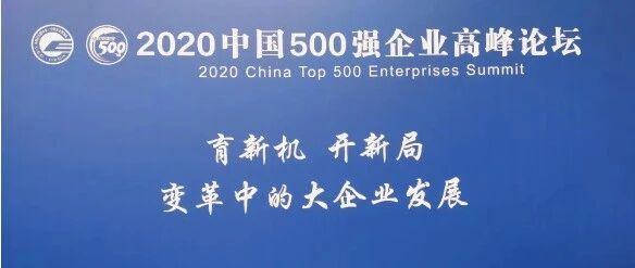 荣誉| 润华集团荣登2020中国服务企业500强第274位！