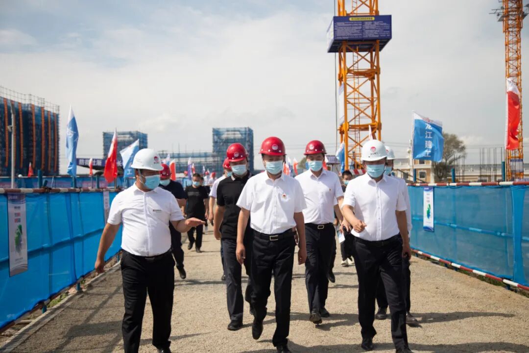 董事长宋祝,兰西县县委书记关海涛,兰西县县委副书记,代县长吴迪,兰西