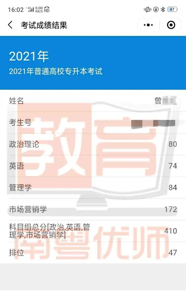 华师南粤优师2021年普通专升本(专插本)学员再创佳绩!(图2)