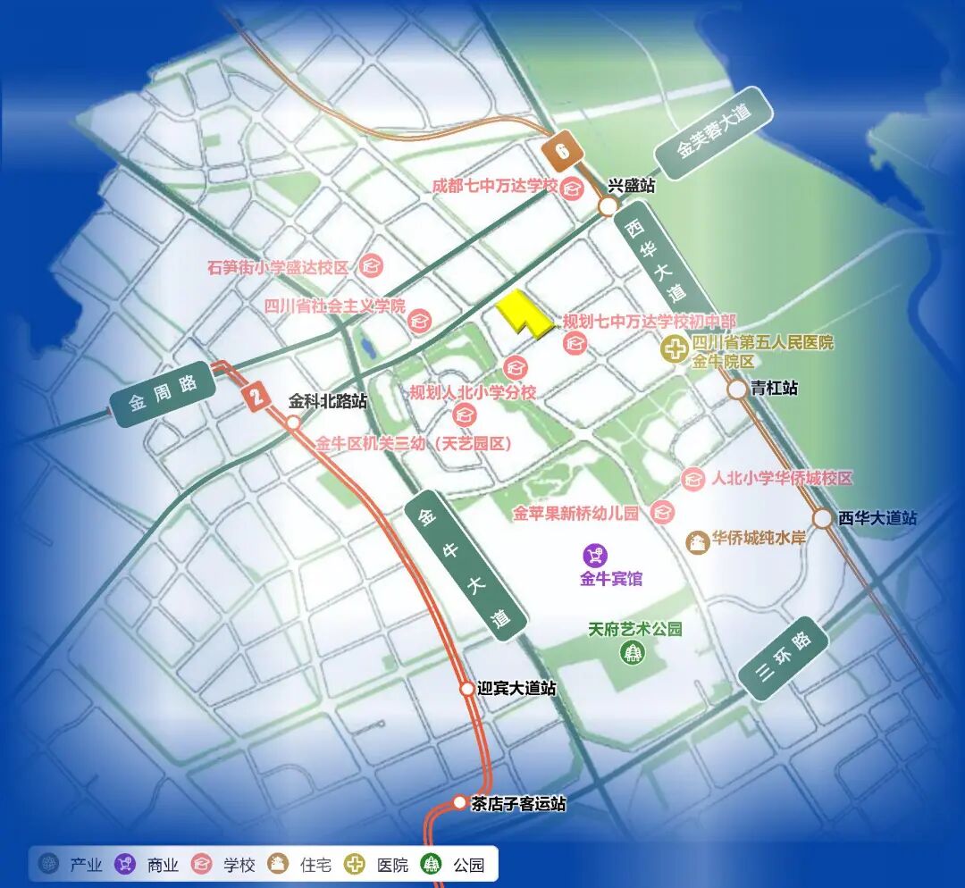 15500元/㎡起拍！金牛国宾这个地块即将入市插图6