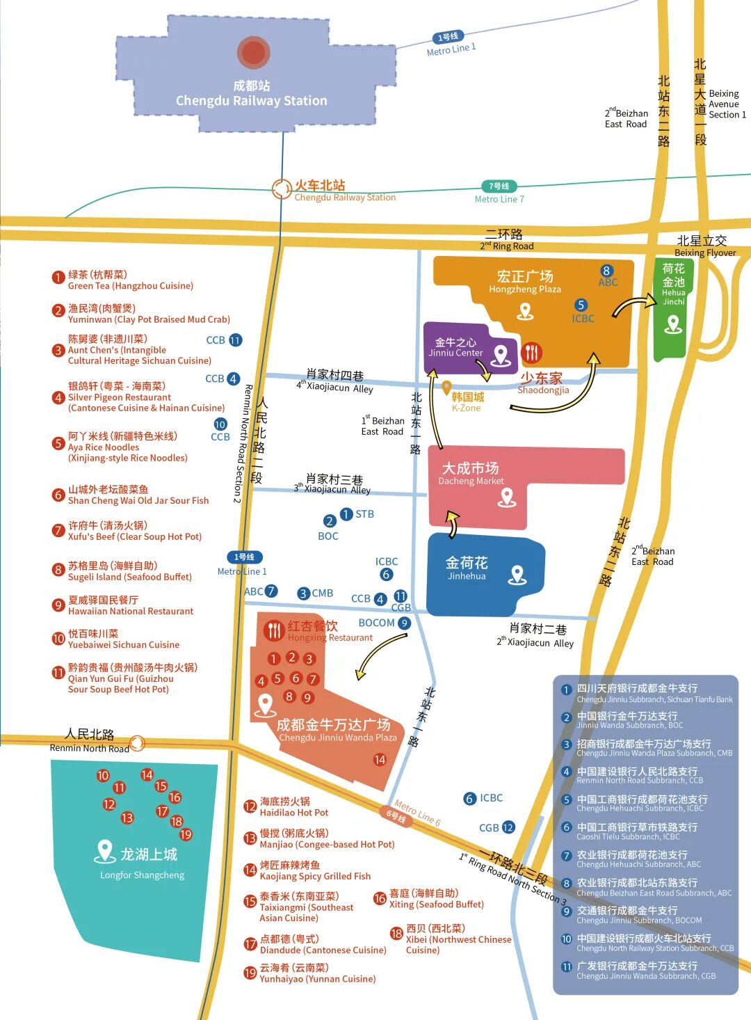 @所有人，速来领取你的“时尚蓉北 活力金牛”双语服务指南！插图4