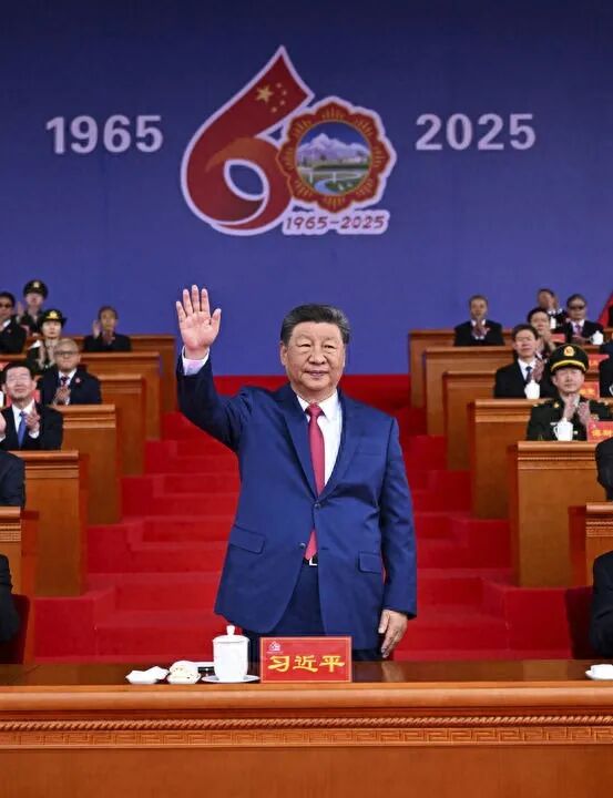 西藏自治区成立60周年庆祝大会隆重举行 习近平出席大会插图