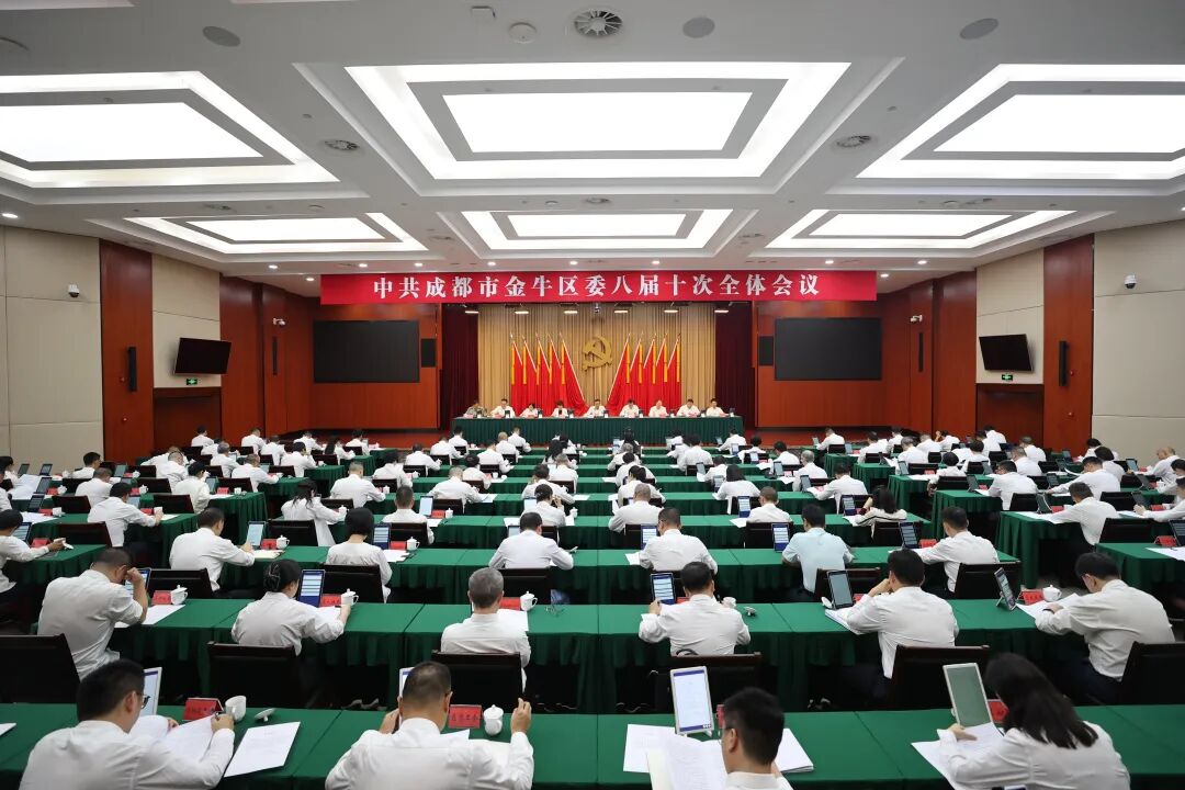 中国共产党成都市金牛区第八届委员会第十次全体会议决议插图