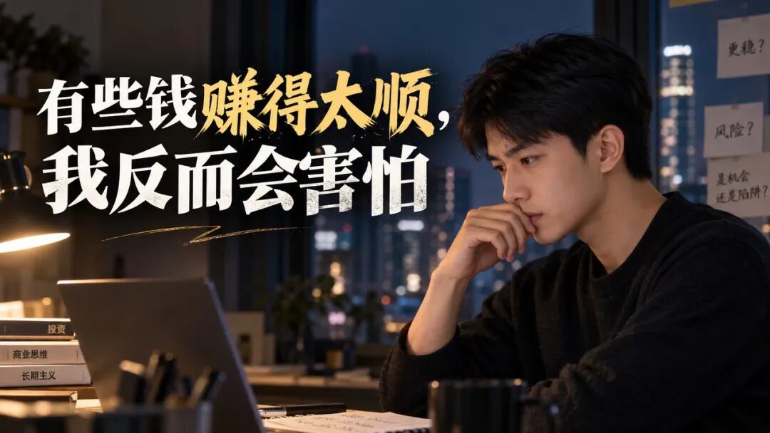 赚钱太早与副业变现陷阱：为什么来钱太顺反而会毁了你