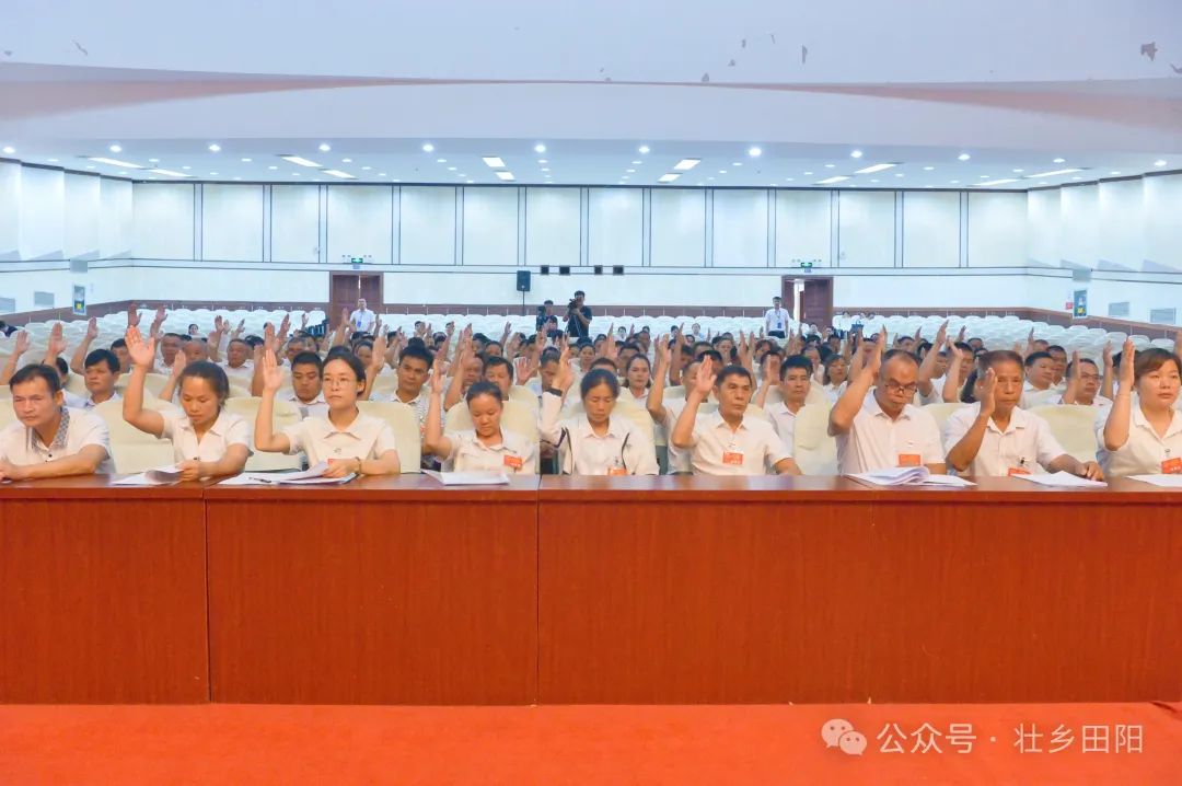 百色市田阳区第二届人民代表大会第五次会议开幕