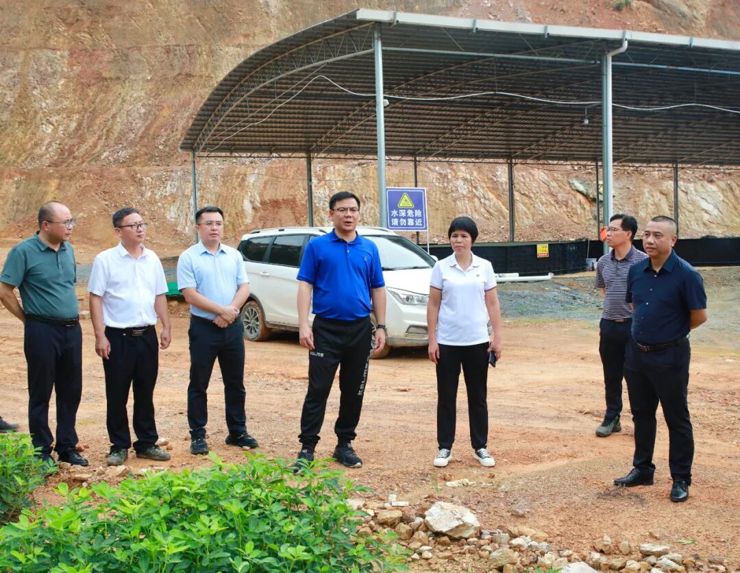 岭脚镇调研陆基养殖产业园建设以及人和社区防洪防灾情况 - 苍梧要闻