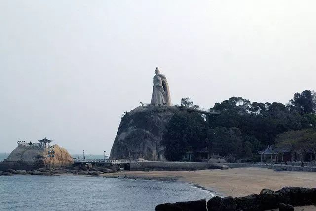 在厦门市鼓浪屿的郑成功雕像