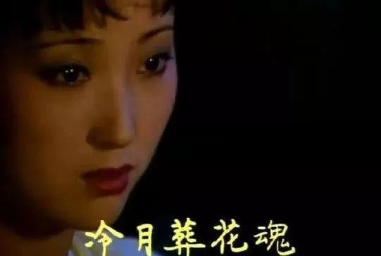 黛玉和湘云在凹晶馆联诗,以“冷月葬花魂”为结