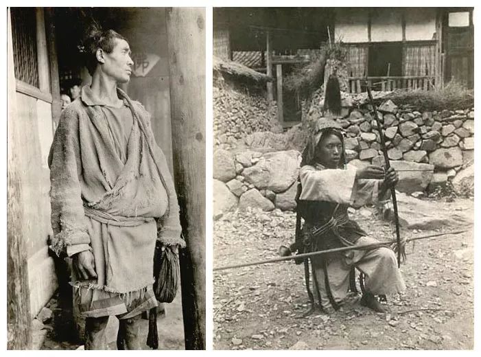 葛维汉:松潘少数民族的服装(1924年)、倮倮人射箭(1928年)