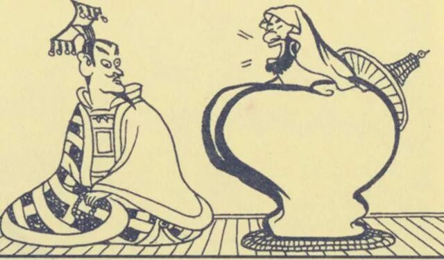 蔡志忠笔下的梁武帝与达摩