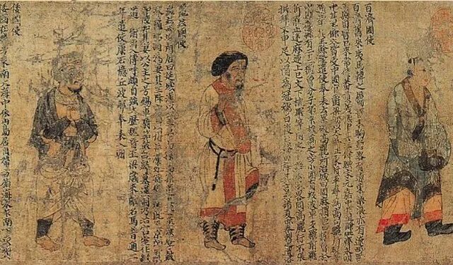 梁元帝萧绎《职贡图》(局部)