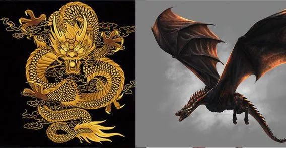 中国龙与西方龙