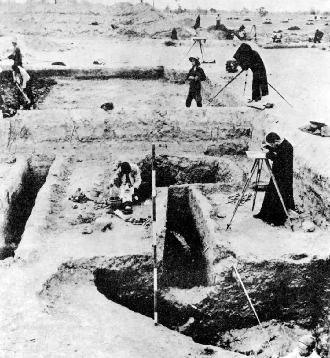1930年殷墟发掘现场
