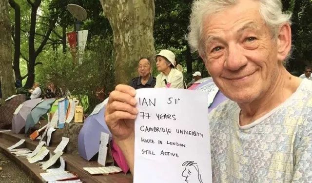 “万磁王”伊恩·麦克莱恩在上海挂牌体验中国相亲:剑桥毕业,伦敦有房