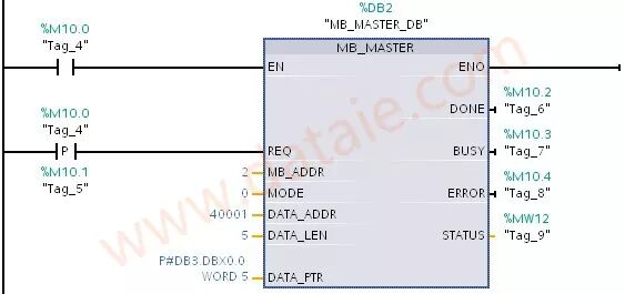 西门子1200作为Modbus RTU主站通讯的图9
