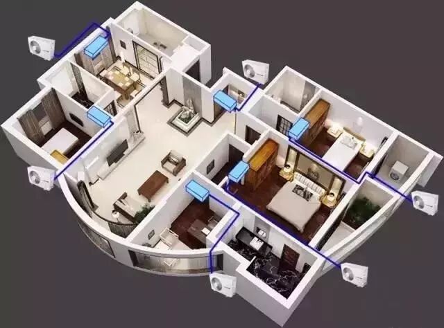 制冷系統：風管機、多聯機、普通空調對比與選擇