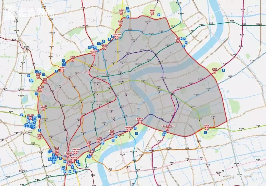 外地牌照行驶范围地图图片