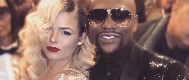 梅威瑟赛后几小时重返未婚妻怀抱 两人分手谣言不攻自破