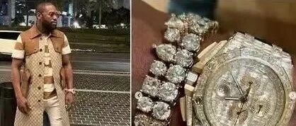 梅威瑟秀豪表 称价值200万美金