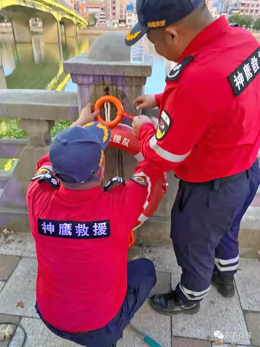 阳春市神鹰救援队投放一批救生设备
