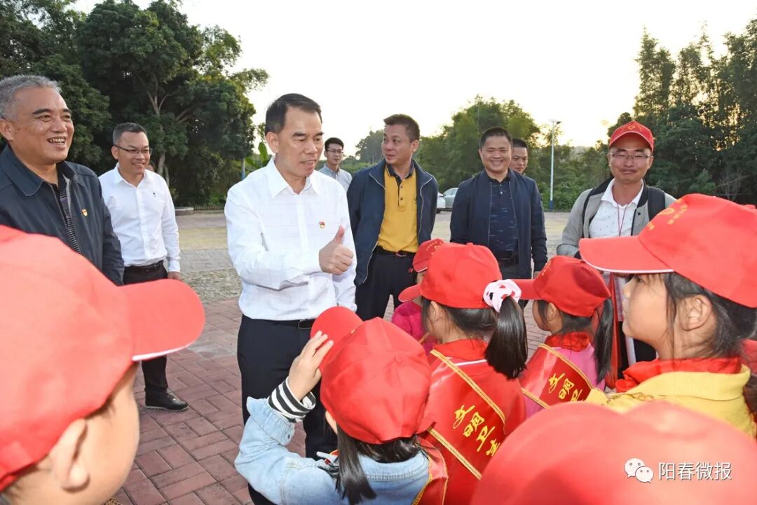 阳春市委常委,宣传部部长陆雪,市委常委,统战部部长刘伟明,市委常委