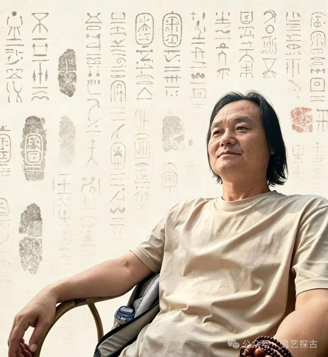 薪火纪事：第三代甲骨文学习传承人杨牧青艺术印象记