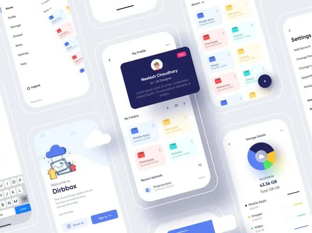 22个漂亮的移动APP设计 | Dribbble精选