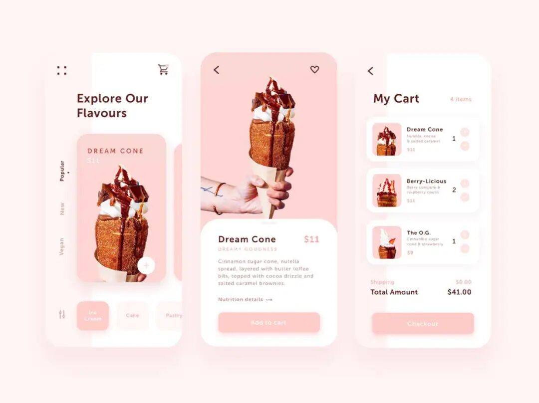 22个漂亮的移动APP设计 | Dribbble精选