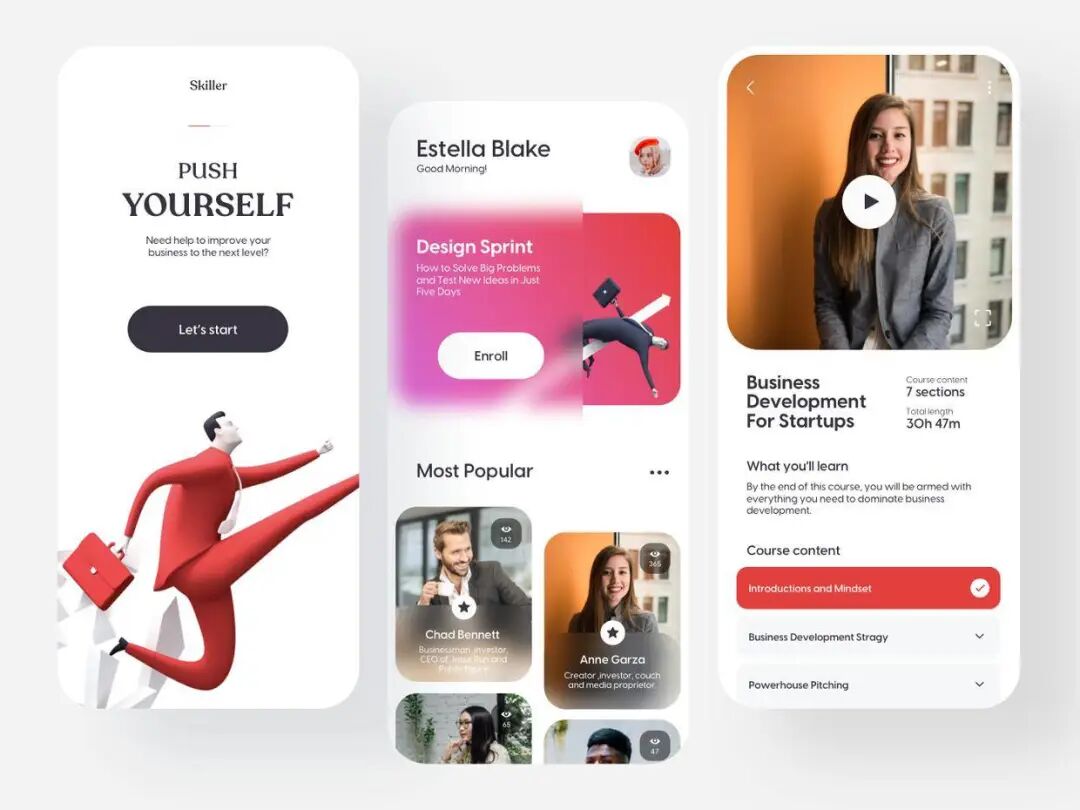 22个漂亮的移动APP设计 | Dribbble精选