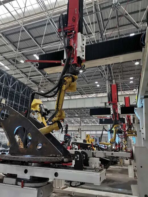 臂架式混凝土泵车—转台焊接 - 麦格米特智能焊接