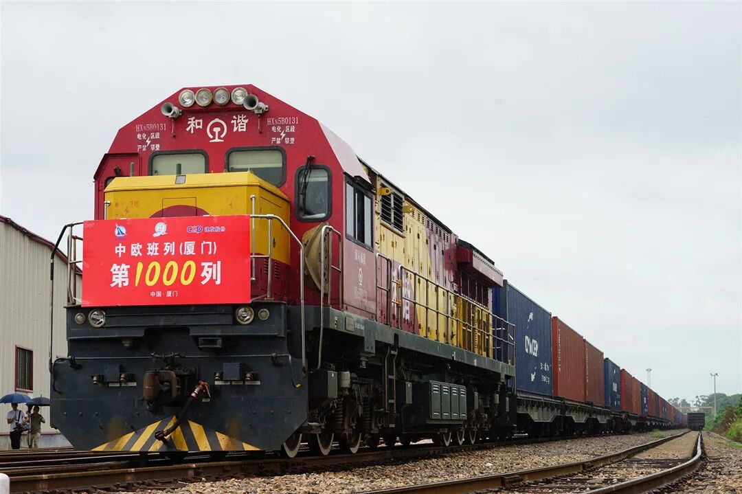 中欧厦门班列突破1000列建发专列探索物流新方案