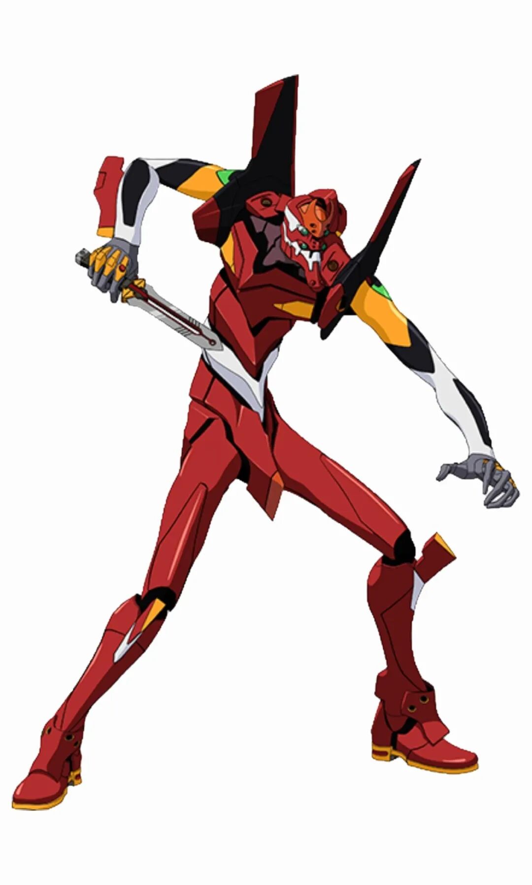 这配色不知道kanye是不是借鉴了eva二号机的涂装而鞋底则是以湖蓝色