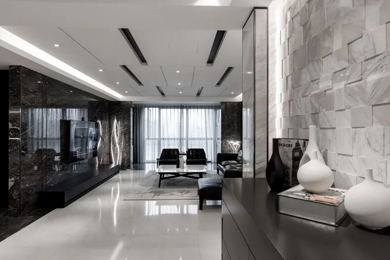 石材表面的处理方式，千变万化的视觉感受(图4)